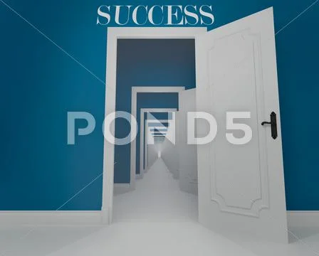 The way of success Stock Illustration
