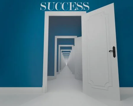 The way of success Stock Illustration