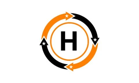 Way to success Initial H Stock-Illustration