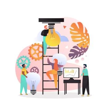 Way to success vector concept for web banner, website page Ilustración de archivo