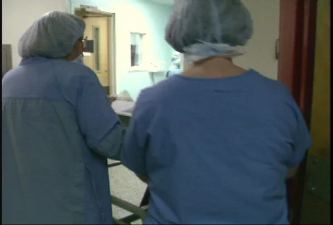 On the way to surgery Stock Footage 149618