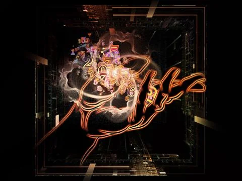 Way of Technology Illustrazione stock