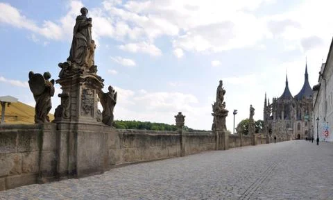 On the way to the temple Stock Photos