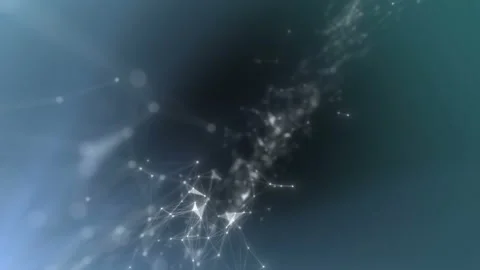 Way through the digital network, technological environment. Futuristic science Stock Footage 112799436