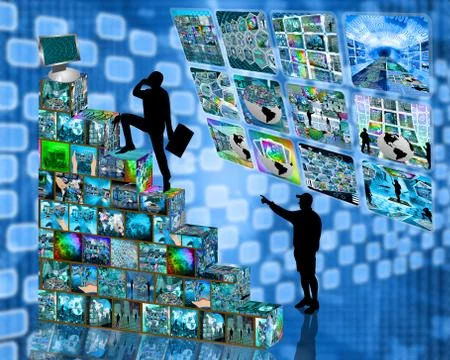 Way to the top イラスト素材