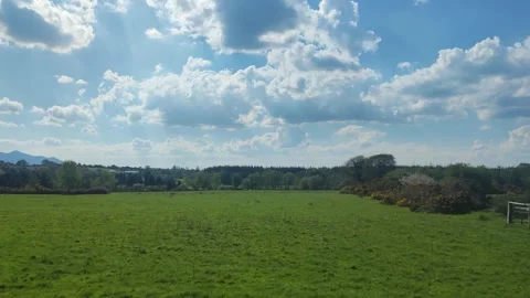 On the way to Tralee by Train Stock Footage 308701382