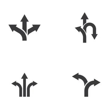 Way vector icon illustration design Stock Illustration