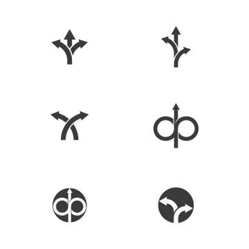 Way vector icon illustration design Ilustración de archivo