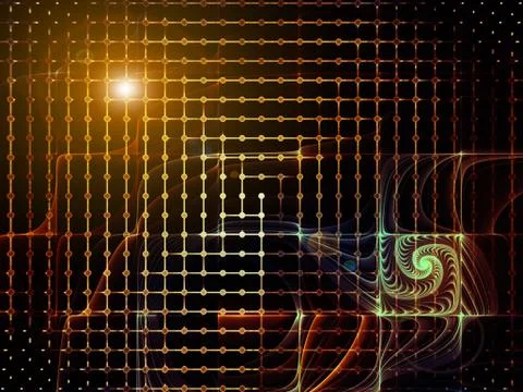 Way of the Virtual Space Stockillustratie