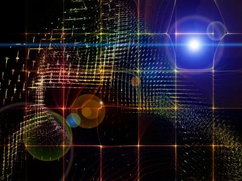 Way of the Virtual Space Stockillustratie