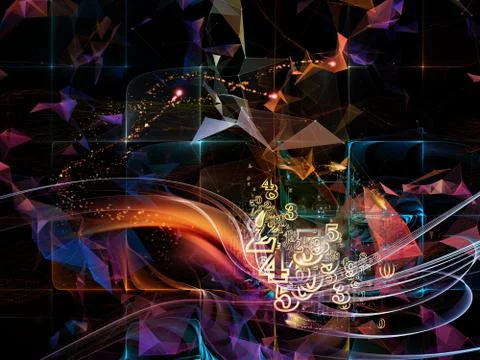 Way of Virtual World Illustrazione stock