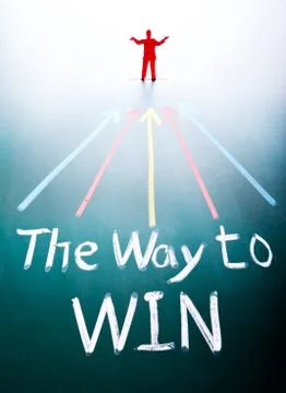 Way to win concept Stock Photos
