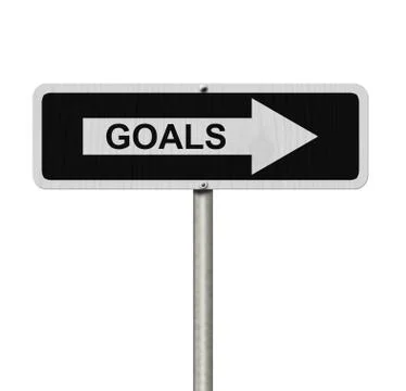 The way to your goals Stock Illustration