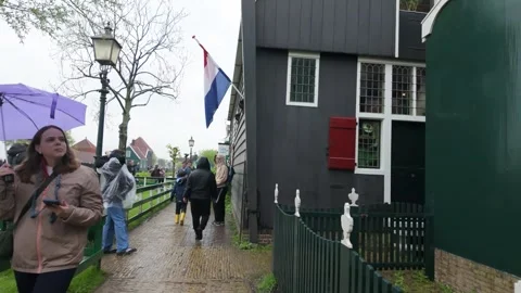 Way to Zaans Museum Stock Footage 313153608