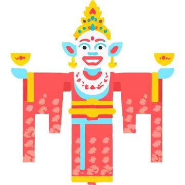 Wayang Ceremonial Puppet Art Tradition Drama Illustration