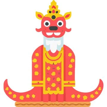 Wayang Drama Puppet Art Culture Performance Stock Illustration
