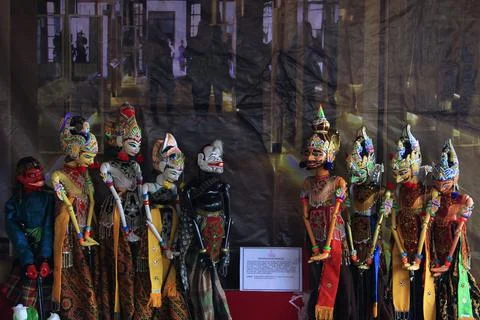 Wayang golek from java Stock Photos