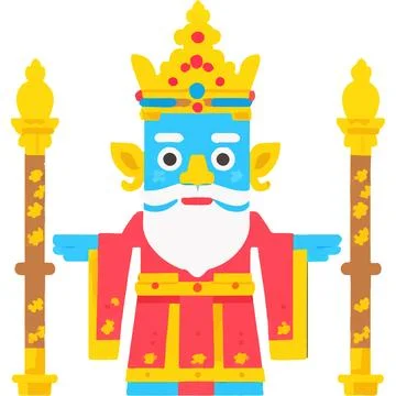 Wayang Shadow Legend Movement Tradition Performance Illustrazione stock