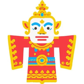 Wayang Shadow Puppet Visual Tradition Oral-tradition Stock Illustration