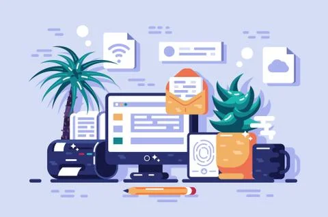 Ways to getting information Stock Illustration