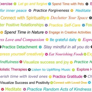 Ways To Raise Your Vibrations Illustrazione stock