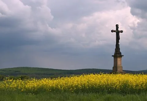 Wayside cross Stock Photos