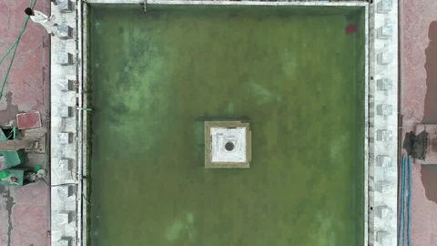 Wazir Khan Mosque Eagle Eye View Stock Footage 94239294