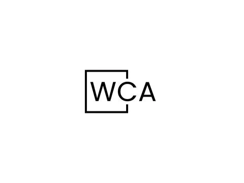 WCA letter initial logo design vector illustration Stock Illustration