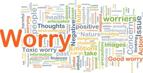 WC.Worry-04 Stock Illustration