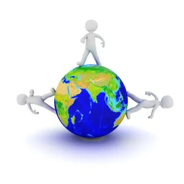 We and world Stock Illustration