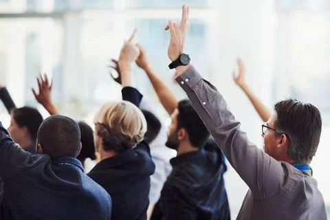 We are all volunteering Stock Photos