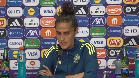 We are in the best possible shape' says Spain manager Montse Tomé ahead of Euro Stock Footage 313806867