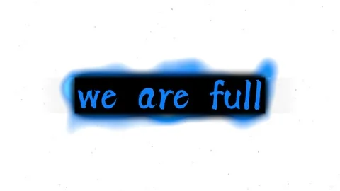 We are full animated text on white background Video stock 320625218