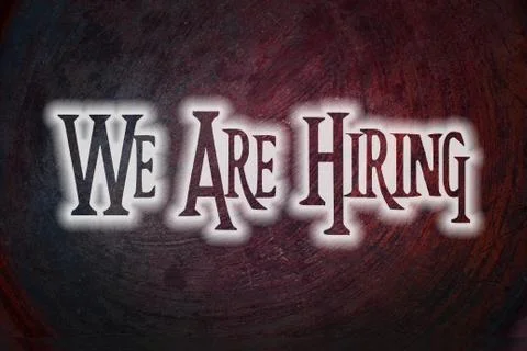 We are hiring concept Stock Illustration