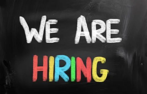 We Are Hiring Concept Stock Illustration