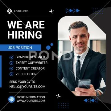 We are hiring experienced professionals for multiple roles PSD-sjabloon