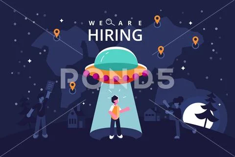 We are hiring Stock Illustration