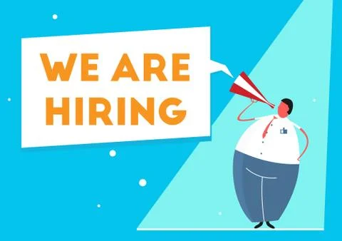 We are hiring. Stock Illustration