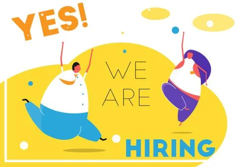 We are hiring. Stock Illustration