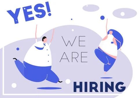 We are hiring. Stock Illustration
