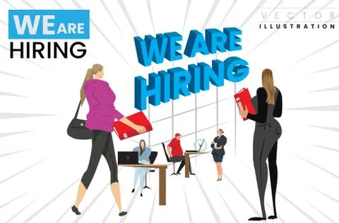 We are hiring イラスト素材