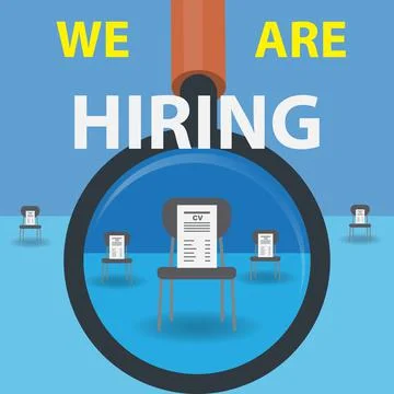 We are hiring Stock Illustration