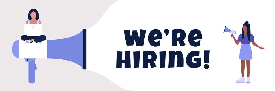 We are hiring Stock Illustration