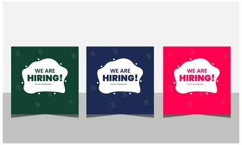 We are hiring join to the team announcement. Stock-Illustration