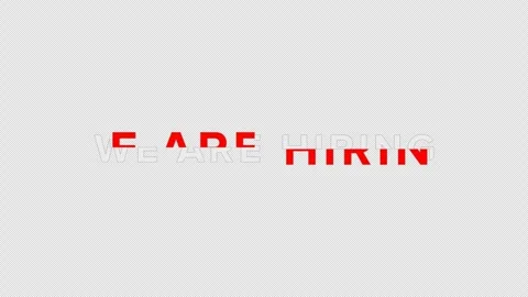 We are hiring join us now hiring join our team text animation Stock Footage 279594063