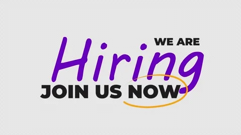 We Are Hiring Join Us Now Text Animation Transparent Видео 331719691