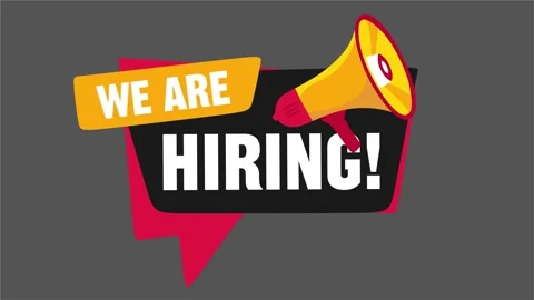 We are hiring, looking for new employees Stock Footage 330565909