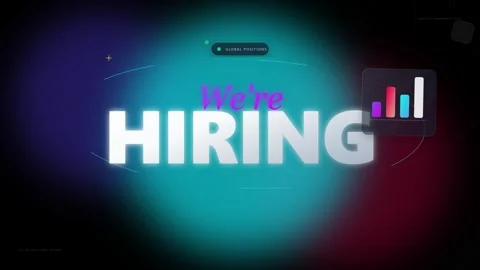 We are hiring motion background, with corporate growth, charts and recruitm.. Stock-Footage 344851924