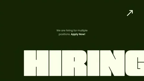 We are hiring for multiple positions apply now video Stock Footage 315280743