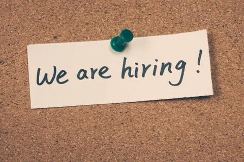 We are hiring Stock Photos